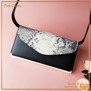 Ví dài nữ cầm tay có dây đeo chéo tháo rời