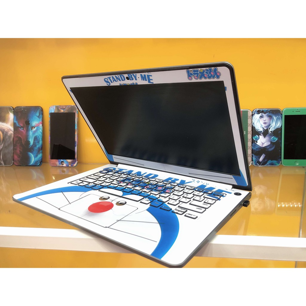 Decal Skin dán Laptop mẫu Doraemon (shop sẽ liên hệ xin model máy)