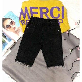 quần ngố kaki lưng cao