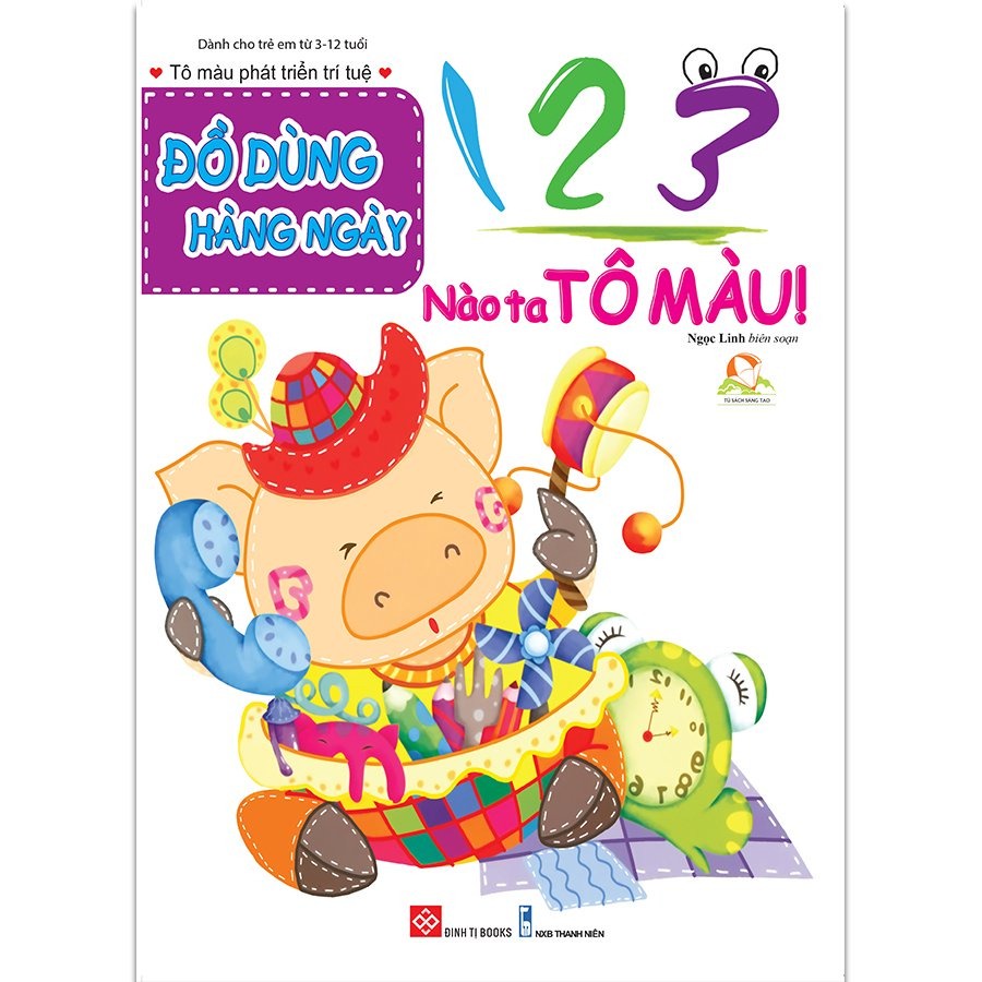 Sách - 123 nào ta tô màu!