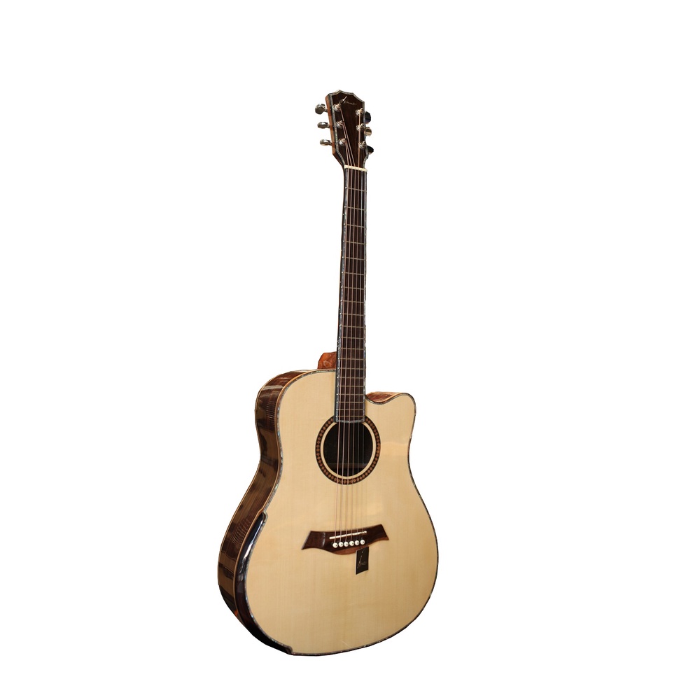 Đàn Guitar Acoustic Cẩm Ấn VG-CV1 - Vinaguitar Phân Phối Chính Hãng- Tặng Bao da 12 phụ kiện