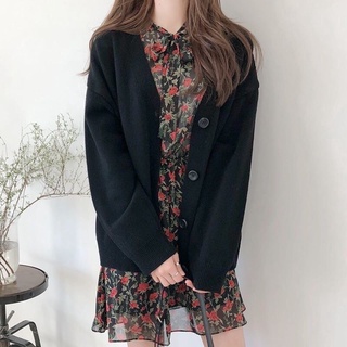 Áo len cadigan lông thỏ