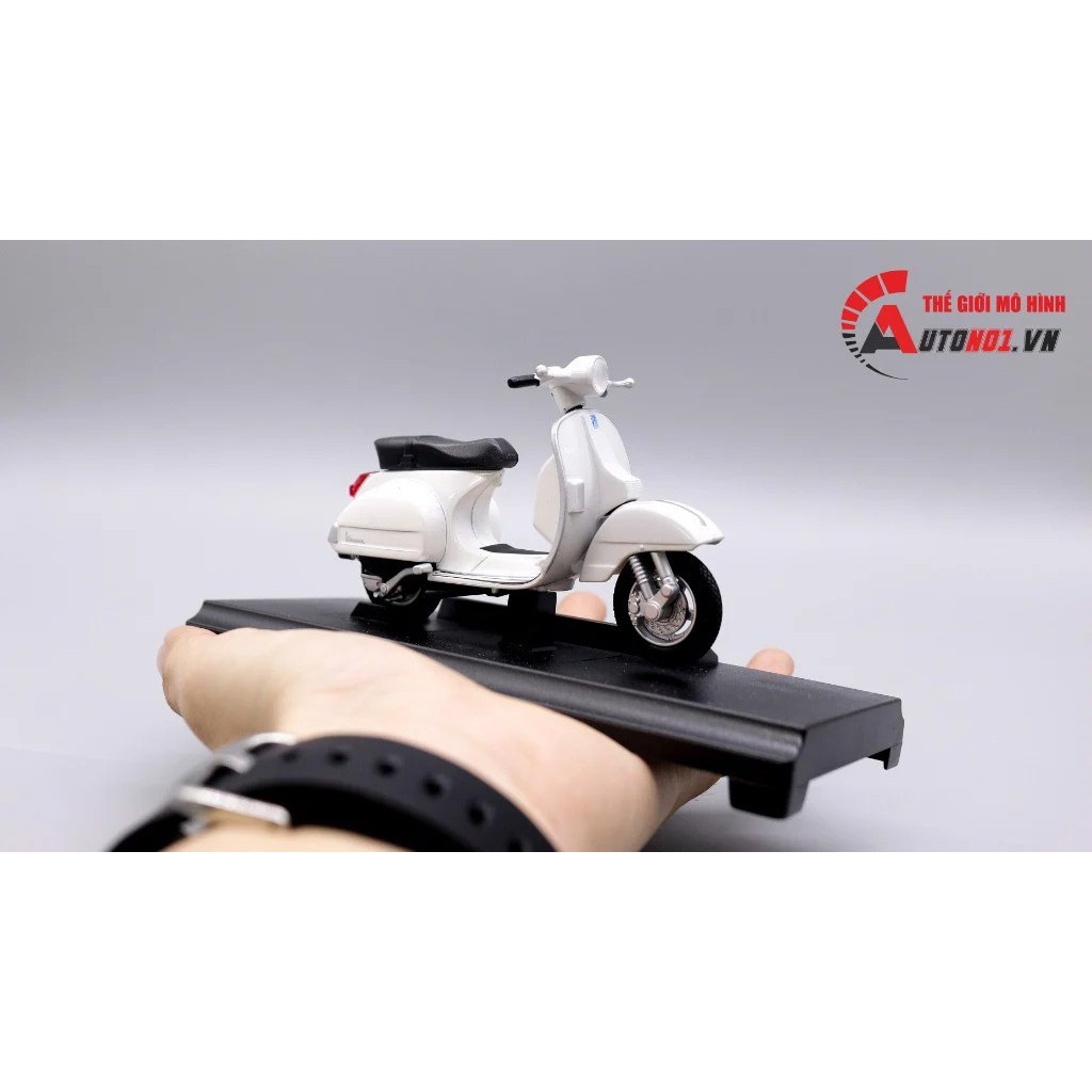 MÔ HÌNH XE VESPA PX 2016 WHITE 1:18 WELLY 5721