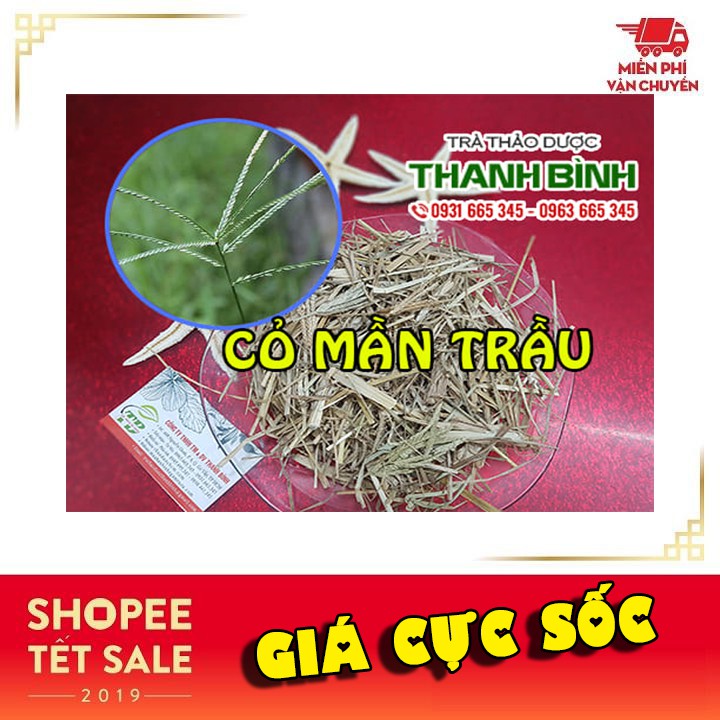 [FREESHIP 90K TOÀN QUỐC] Cỏ Mần Trầu 500gr - Loại 1 organic