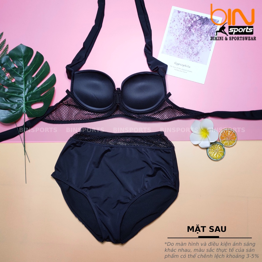 Bikini Nữ Hai Mảnh Phối Lưới Freesize Bin Sports BHV009