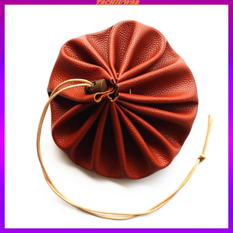 Túi Dây Rút Đựng Đồ Dùng Bằng Da Pu Kích Thước Lớn 15 &quot;Tachiuwa2