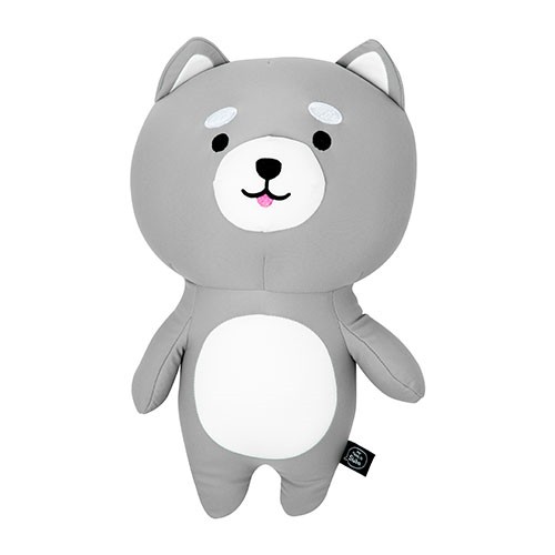 Gối Ôm ARTBOX Hàn Quốc Hình Cún Shiba Màu Xám