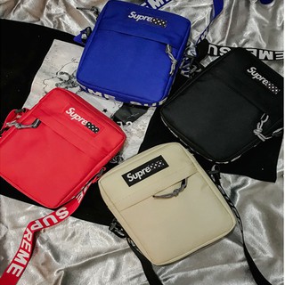 Túi Đeo Chéo Supreme, Túi Ulzzang Vải Tote Chữ In  Dây