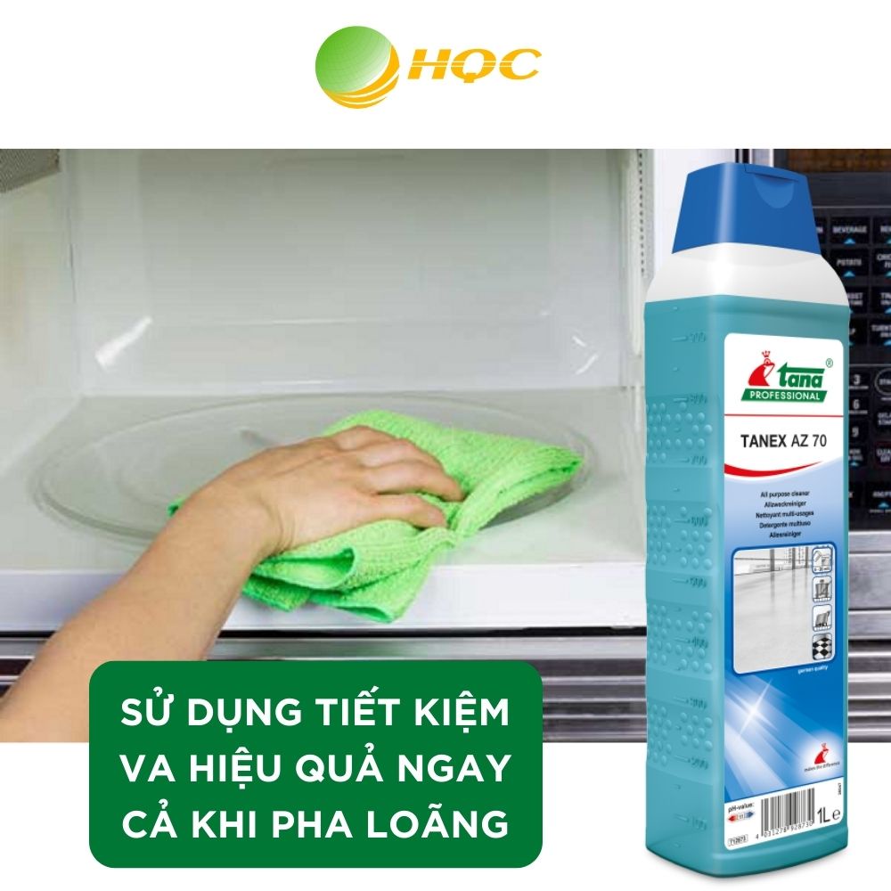 Nước Lau Bếp Tana Professional - TANEX AZ 70 Nhập Khẩu Đức Tẩy Dầu Mỡ Lò Vi Sóng, Bếp Từ 1L
