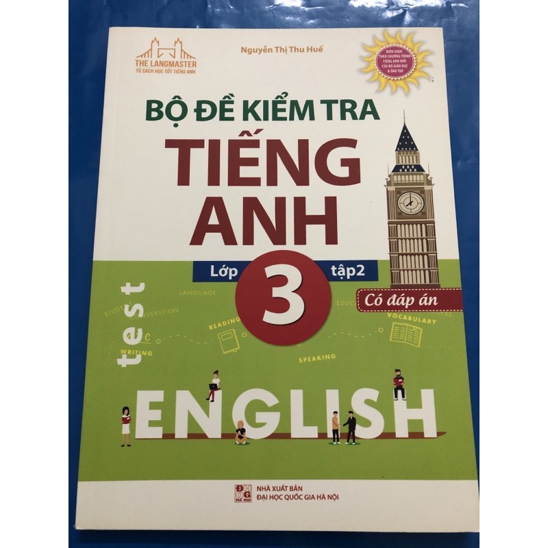 Sách - Bộ đề kiểm tra tiếng anh lớp 3 (Combo 2 tập)