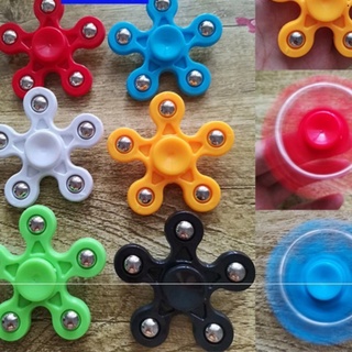 Con quay spinner 5 cánh dạng cục rubik kim loại