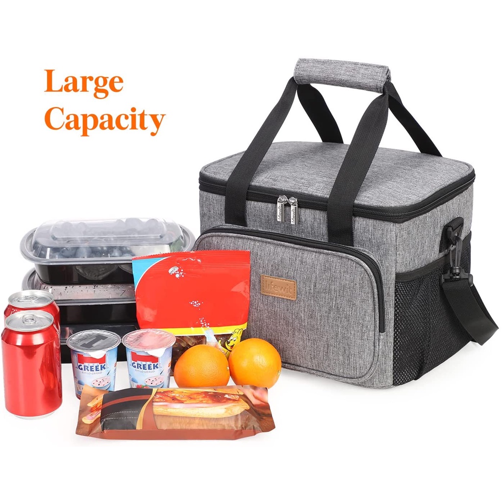 Túi làm mát giữ nhiệt Lifewit 15L thích hợp đi dã ngoại, cắm trại, làm mát thực phẩm, nhập Đức