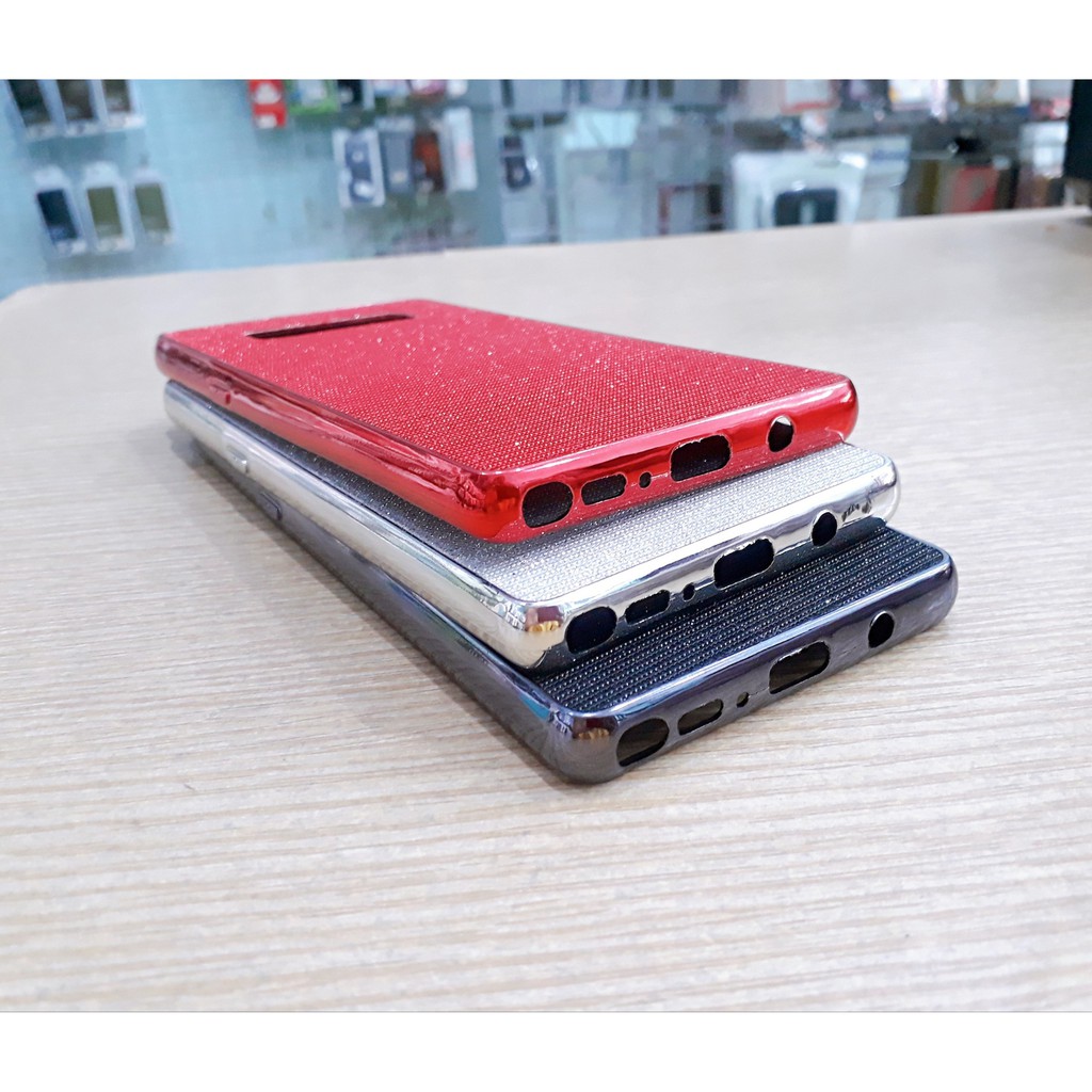 Ốp lưng Samsung Galaxy Note 8 dạ kim tuyến viền màu