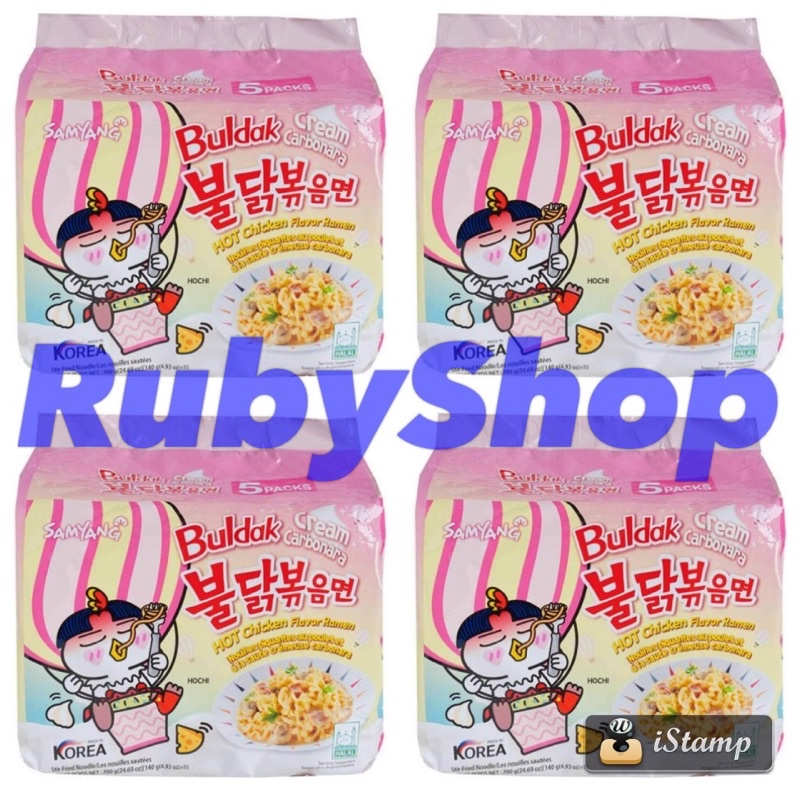 THÙNG MÌ GÀ CAY CREAM CABONARA 40 gói