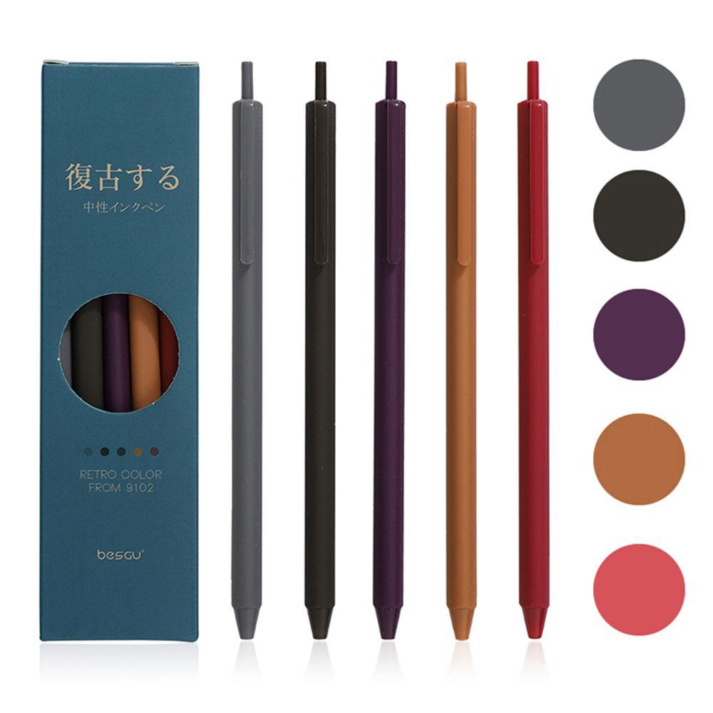 Bộ Bút Morandi Ngòi 0.5mm Màu Sắc Thời Trang