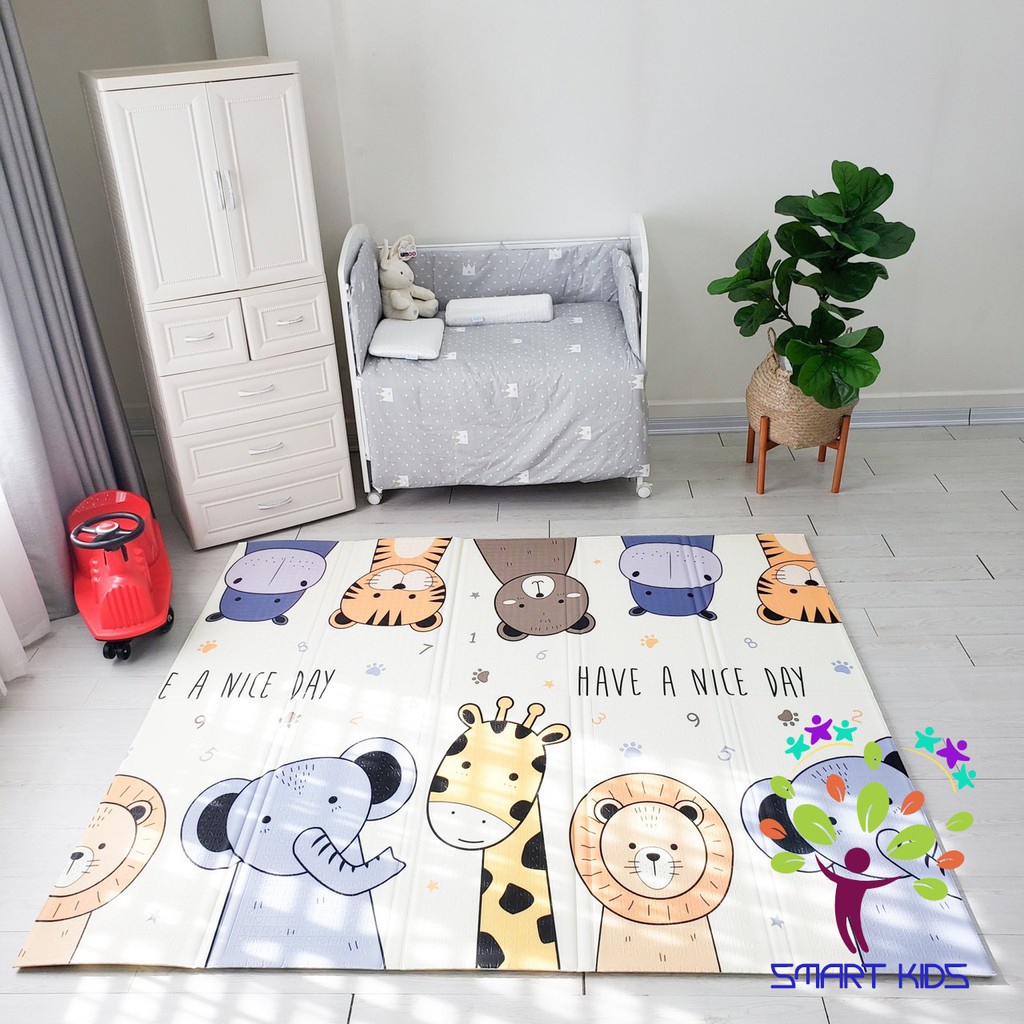 Thảm gấp Umoo Thảm cuộn Umoo đông ấm-hè mát an toàn,thân thiện