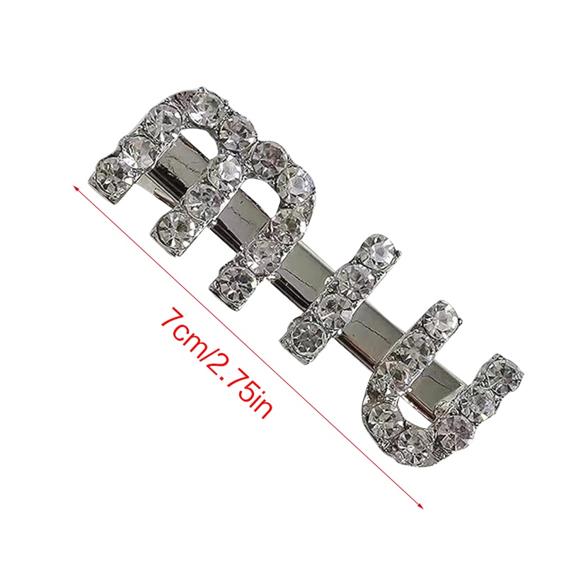 ✿ Trâm Cài Tóc Kim Loại Hình Chữ Cái Thời Trang