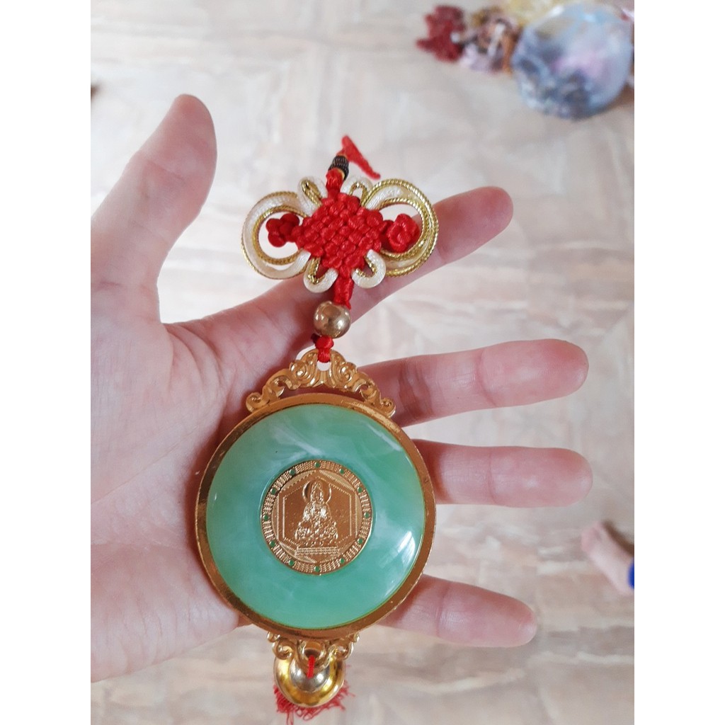 Ngọc bội treo xe ô tô phật bà quan âm