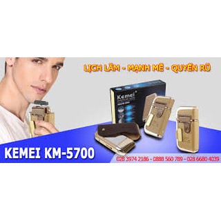 (Loại tốt) Máy cạo râu Kemei KM 5700.