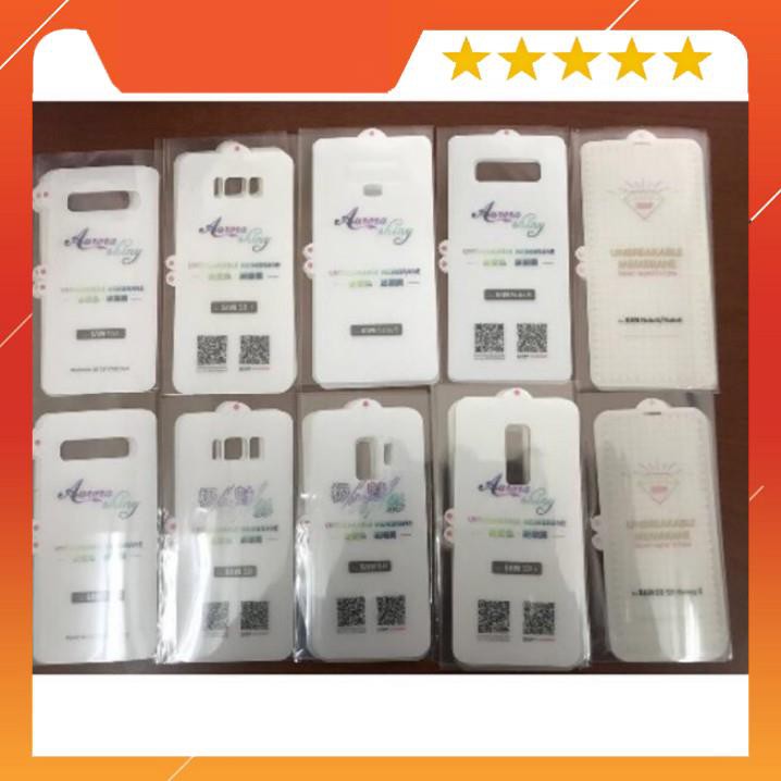 Bộ dá Fill PPF 2 mặt cho Galaxy S8/S8+/S9/ S9+/ S10/ S10+/ Note 8/ Note 9/ S10 5G/ S10e Full màn hình và mặt lưng