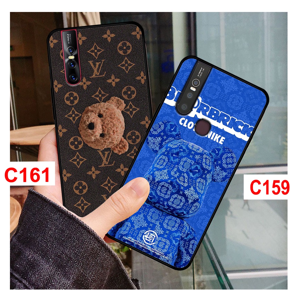 Ốp lưng Vivo V15 - Vivo V15 Pro in hình gấu bearbrick thời trang cao cấp. Ốp vivo rẻ bền đẹp.