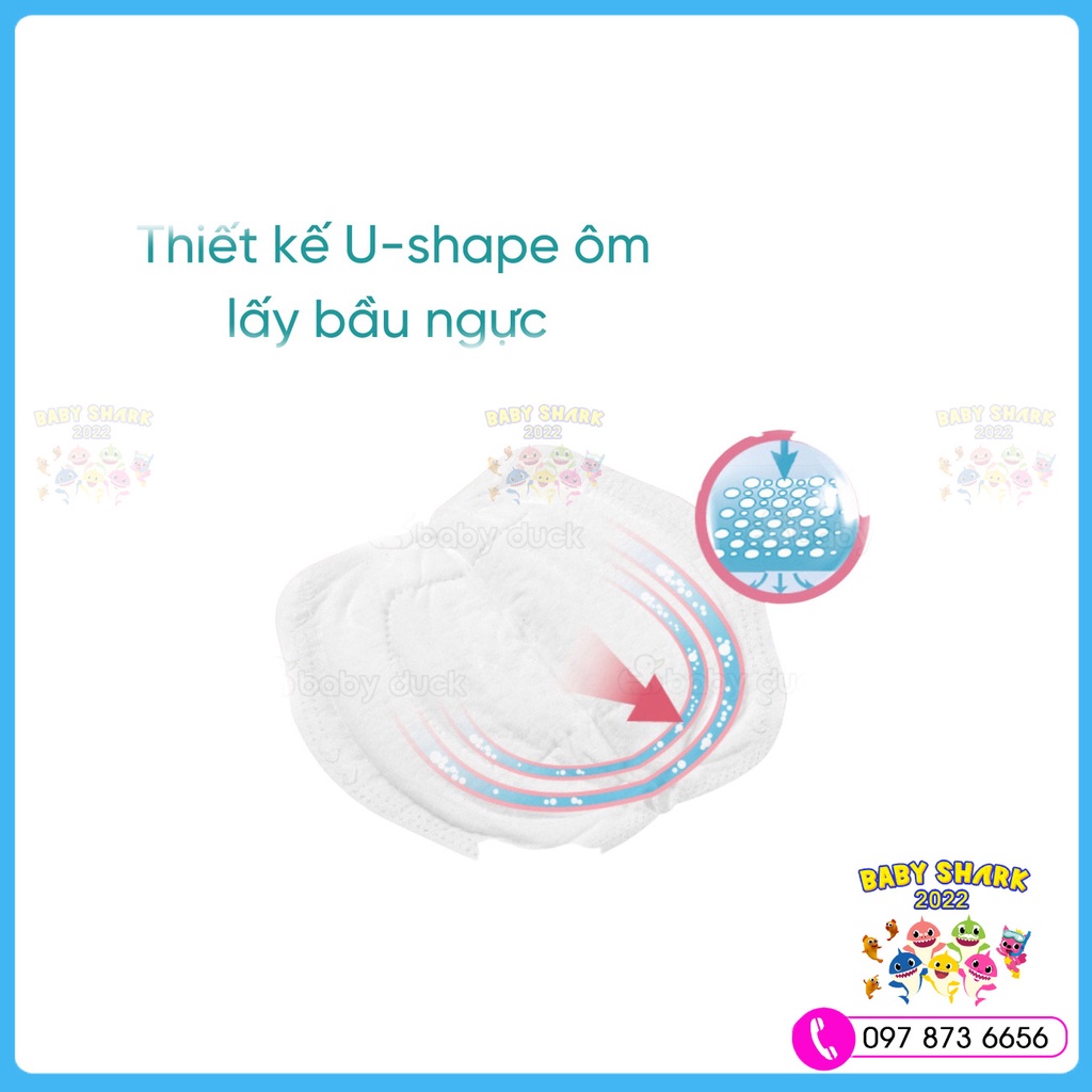 108 Miếng lót thấm sữa CMBEAR siêu chống thấm, chống tràn, siêu tiết kiệm