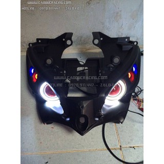 Mắt cú Ex135 - Exciter 2011 - sáng trắng - www.caoducracing.com