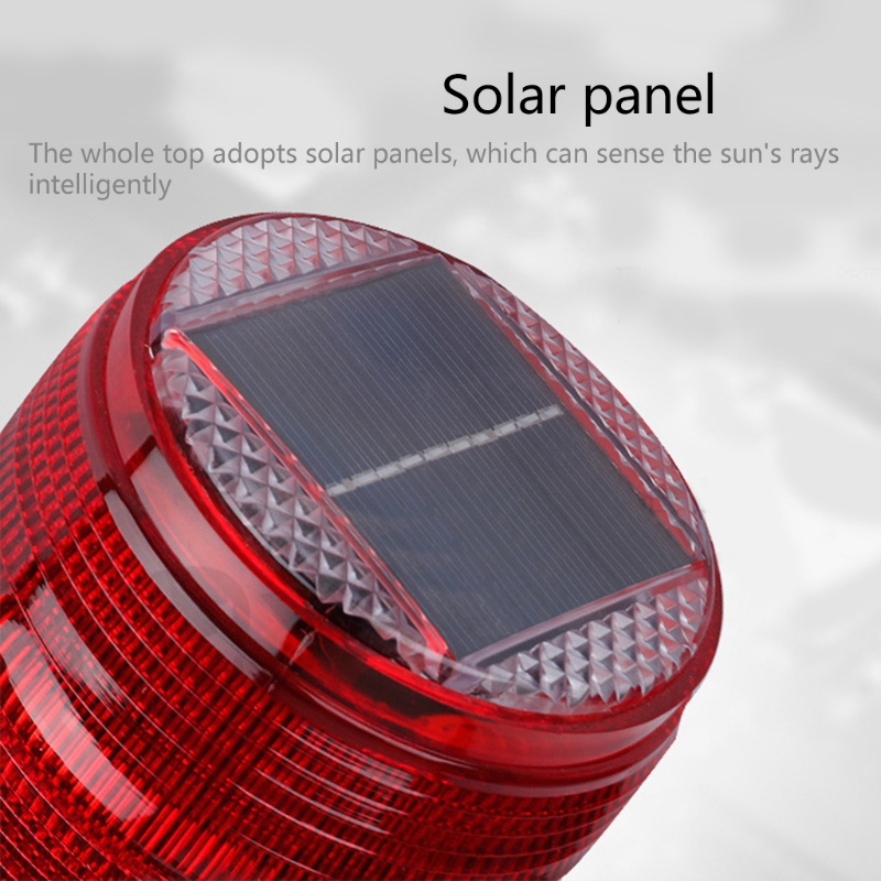 Đèn LED Cảnh Báo Sử Dụng Năng Lượng Mặt Trời An Toàn