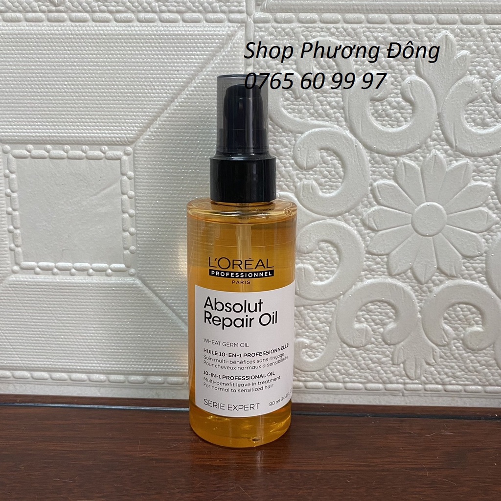 DẦU DƯỠNG TÓC LOREAL Serie Expert Wheat Oil Absolut Repair 90ml (L'Oreal)