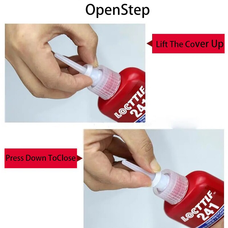 Keo Khóa Ren Kim Loại 50ml LOCTTLF 243 263 272 Tự Dính Tiện Lợi