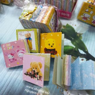 10 lốc giấy gấp hạc 4cm x 4cm (5.000 giấy)