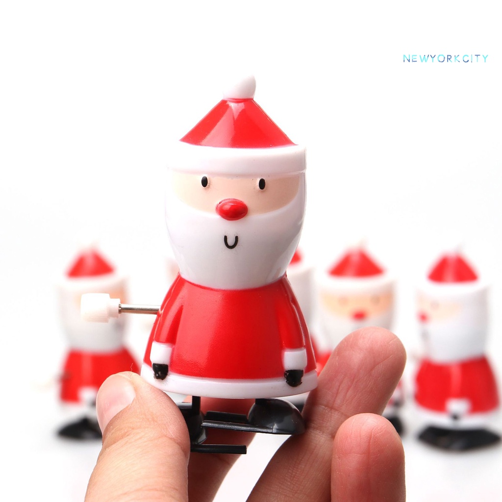 Đồ Chơi Lên Dây Cót Hình Ông Già Noel Nhiều Màu Sắc Dễ Thương Cho Bé