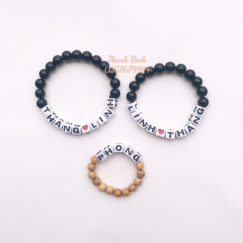 1k- VÒNG TAY CHỮ THEO YÊU CẦU