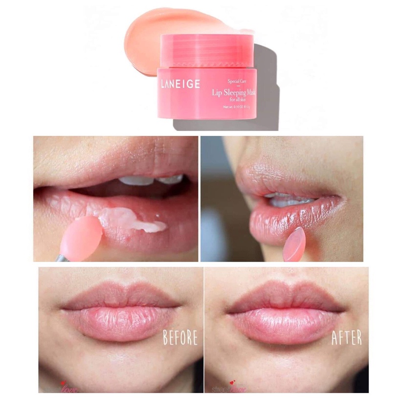 Mặt Nạ Ngủ Cho Môi Chiết Xuất Bưởi Giúp Dưỡng Ẩm Và Chống Khô Môi 3g