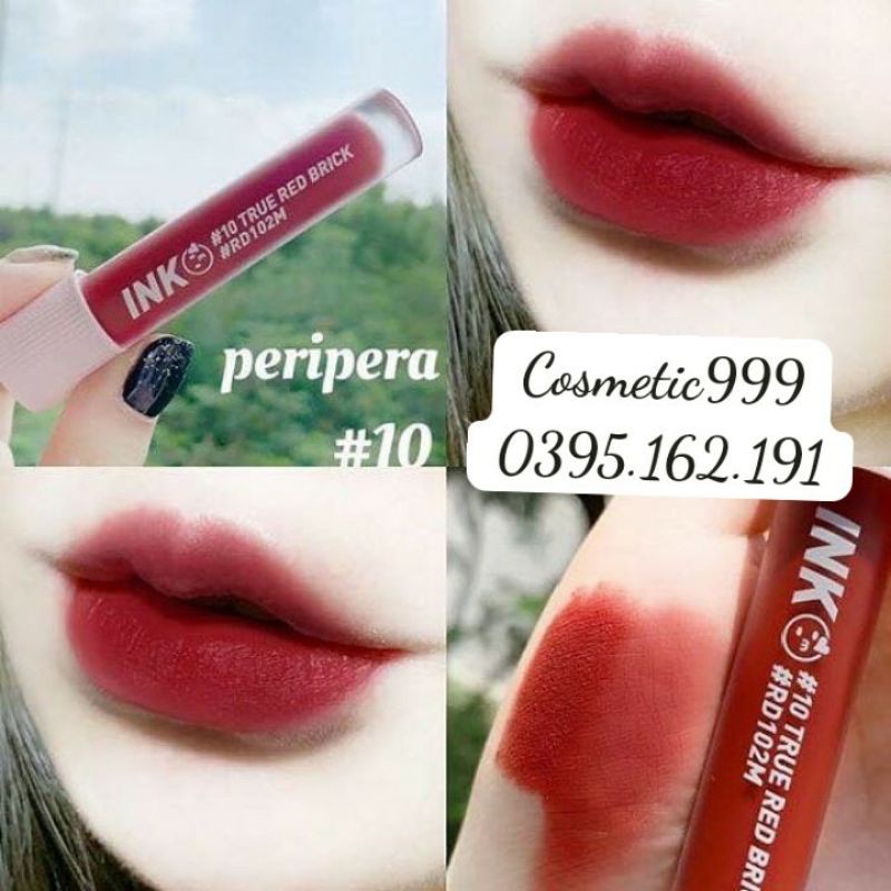 (auth 100% )Son kem lì Peripera Ink Matte Blur Tint hàn quốc chính hãng lì mịn như nhung-cosmetic999