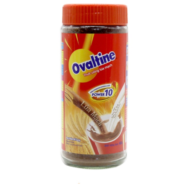 Thức uống lúa mạch Ovaltine vị Socola hũ 400g