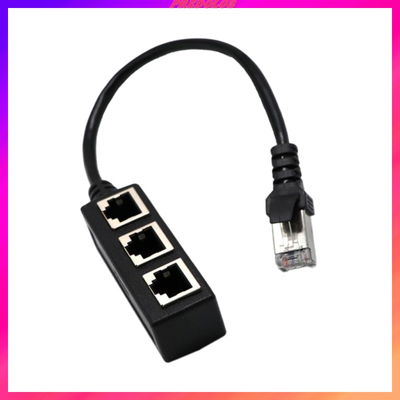 Bộ Chia 1 Cổng Rj45 Sang 3 Cổng Cho Cat 5 / Cat 6 Lan Ethernet Plug | BigBuy360 - bigbuy360.vn