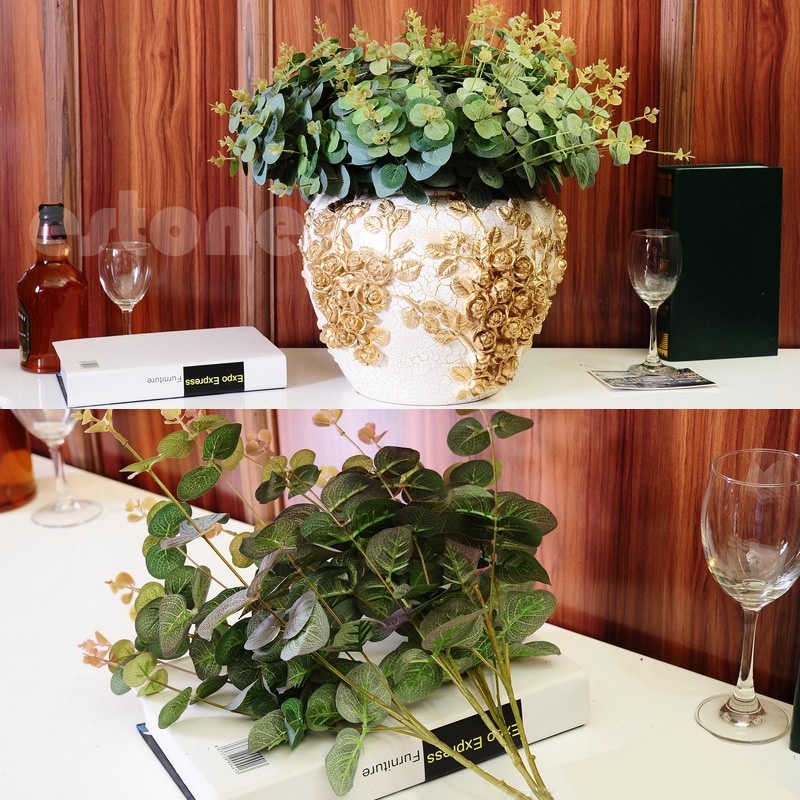 Bó Hoa Khuynh Diệp Giả Trang Trí 50cm