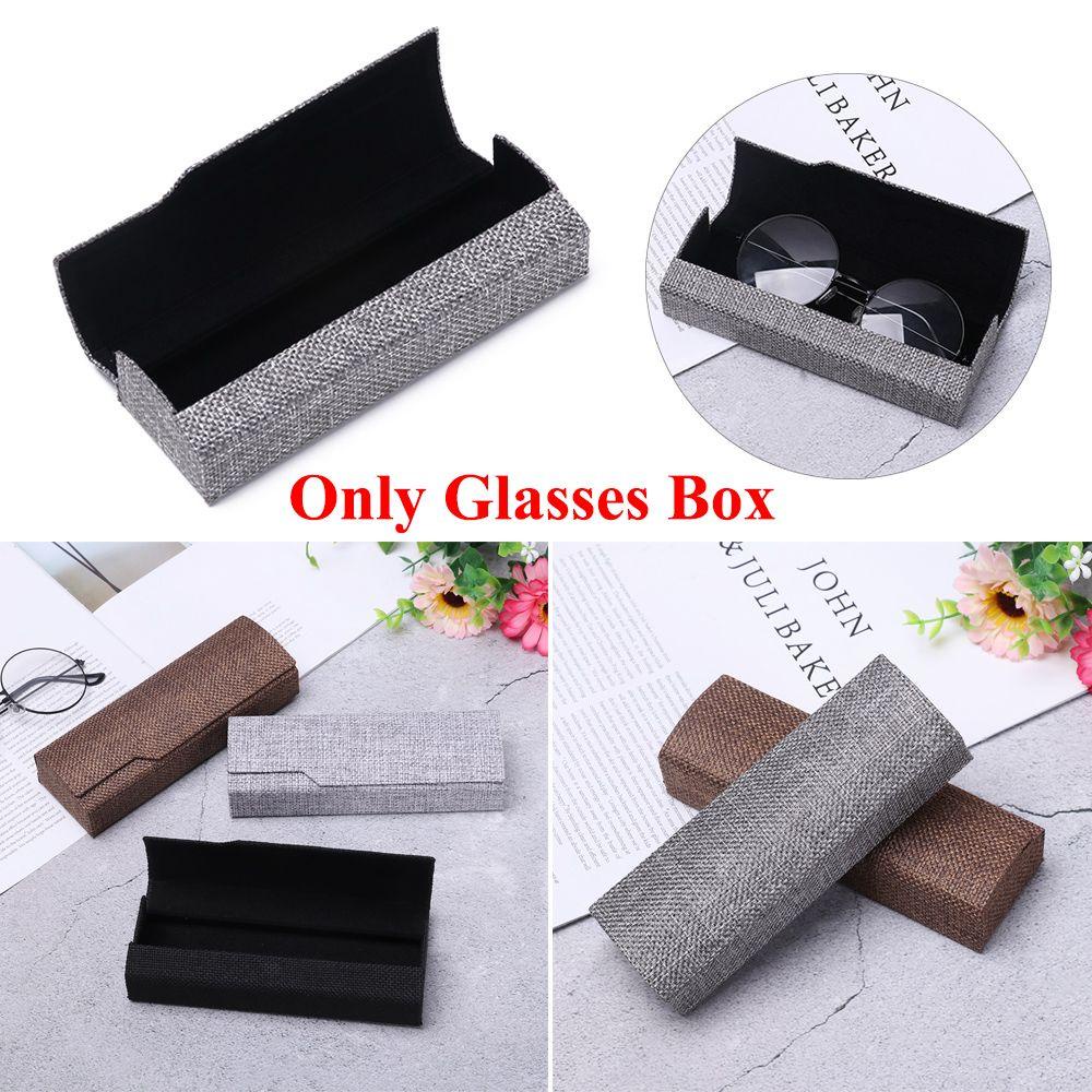 FUTURE Hộp Đựng Mắt Kính Dáng Vuông Gấp Được Kiểu Vintage Ốp
