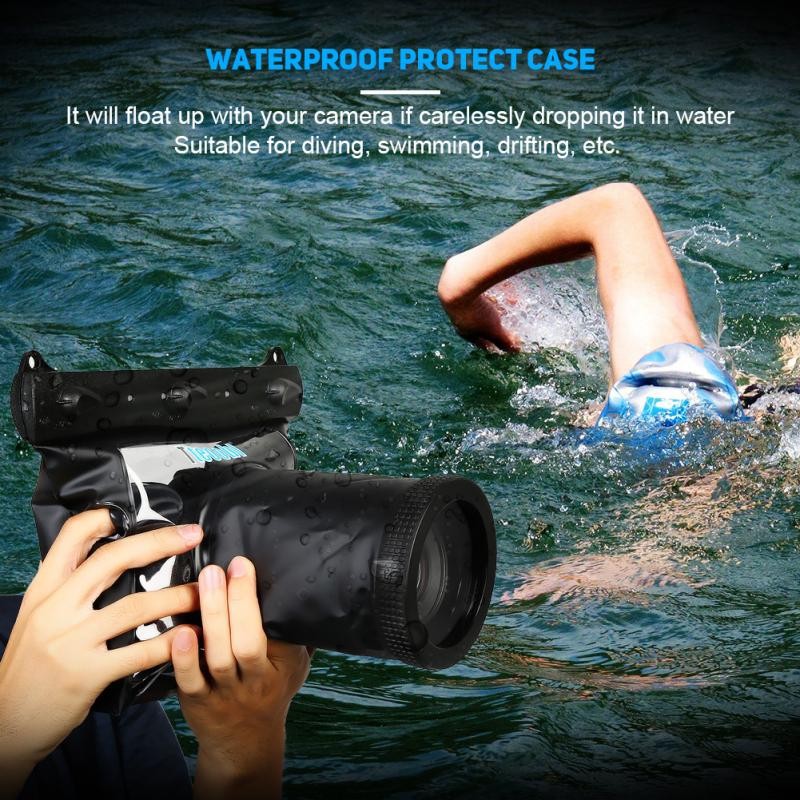 Túi chống nước bảo vệ máy ảnh Canon/ Nikon tiện dụng