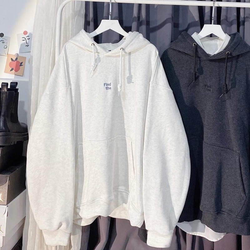 Áo Khoác ,Áo Hoodie Nỉ thêu “ FIND THE “ ulzzang unisex chất nỉ siêu mịn cực ấm | BigBuy360 - bigbuy360.vn