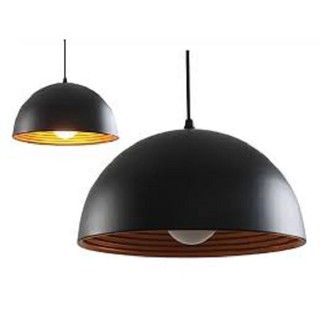 Chao đèn thả trần mũ cối 2 lớp ( kèm bóng led 5w)