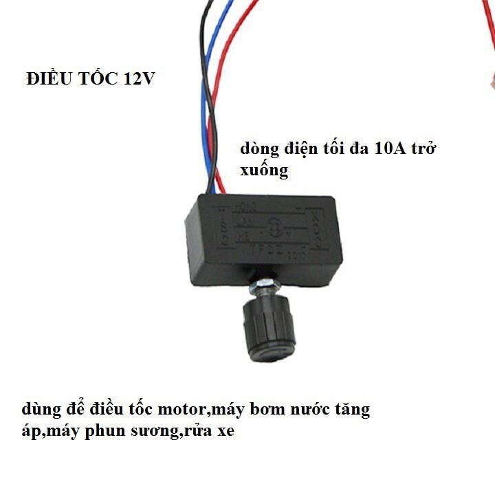 Điều tốc chỉnh tốc độ motor 12v, máy bơm mini 12v, motor 775