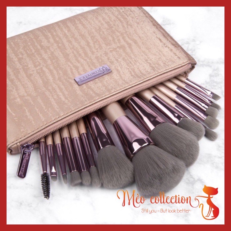 [TÁCH LẺ] Cọ BH Cosmetics - Lavish Elegance 15-Piece Brush Set