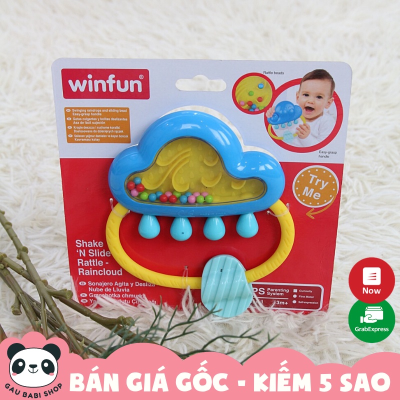 FREE SHIP !!! Xúc xắc cầm tay hình đám mây cho bé Winfun 0241