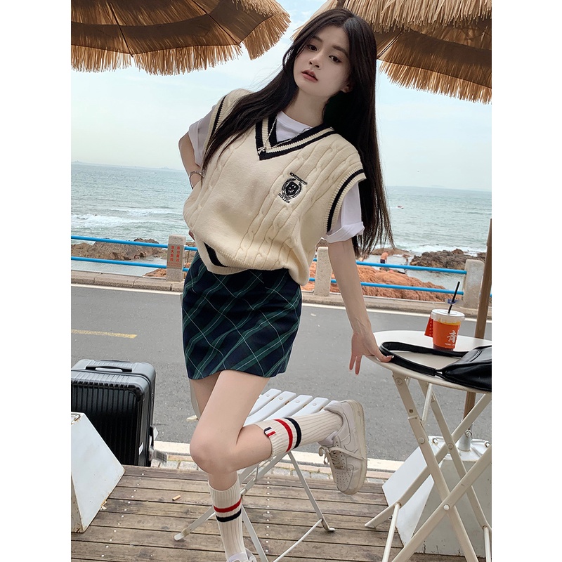 Áo Dệt Kim Sát Nách Dáng Rộng Thời Trang Cho Nữ