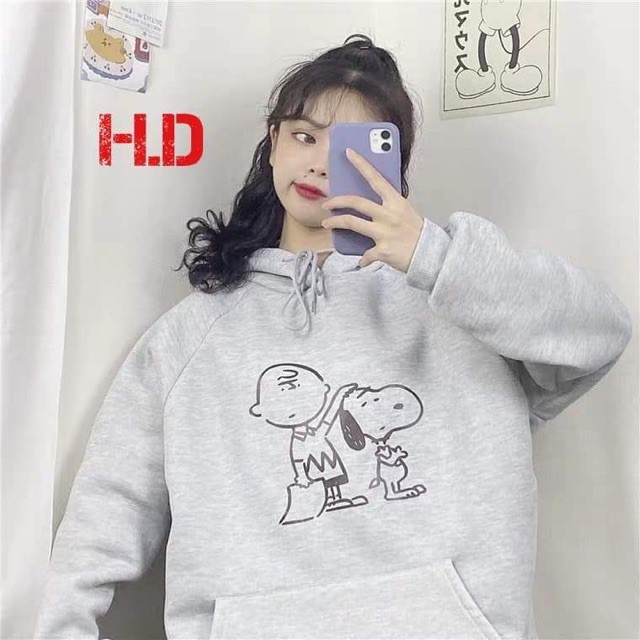 Áo hoodie cậu bé và cún HĐ12