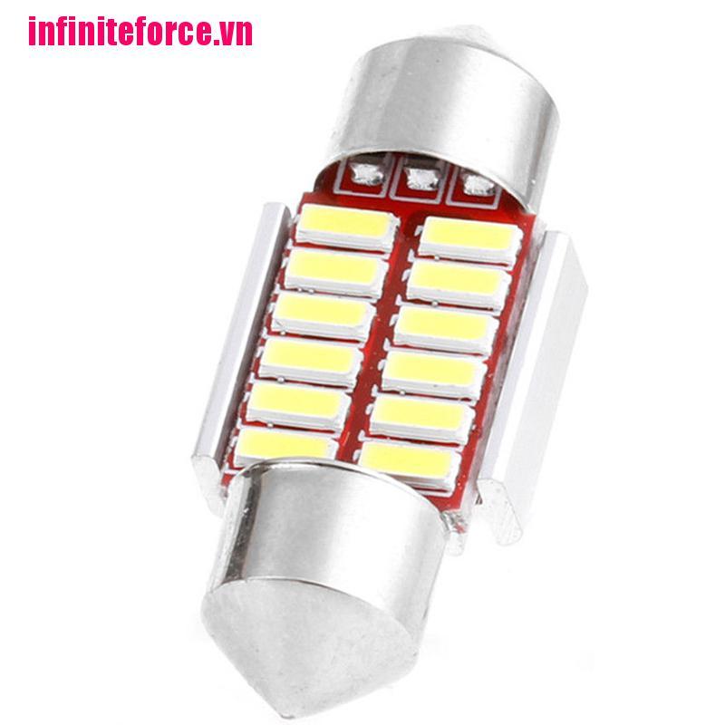 Bộ 2 Đèn LED Đa Năng 31mm 4014 12SMD C5W Cho Xe Hơi