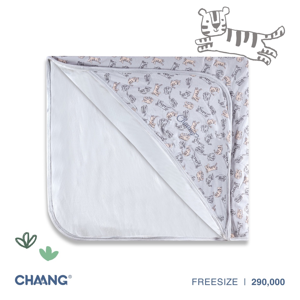 [CHÍNH HÃNG] Chăn ủ sơ sinh warm me họa tiết Tigger Chaang - 4 màu