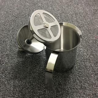 Ca đánh sữa Inox có nắp 400ml-800ml